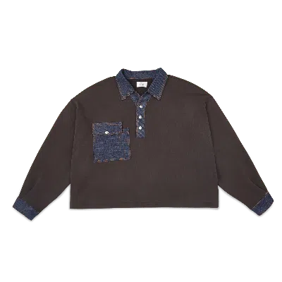 Pine Los Angeles Grey Sundance Denim Pullover-vintage Gray
