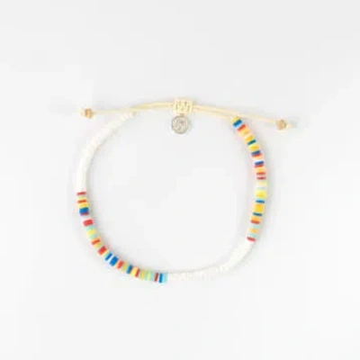 Pineapple Island Manu Bay Surfer Anklet In Multi