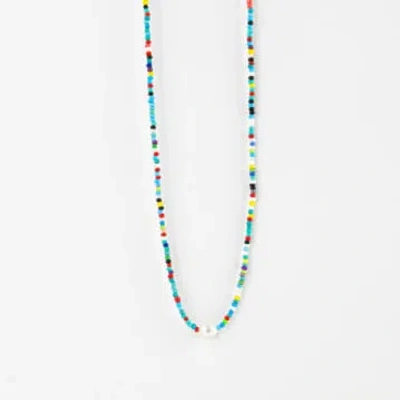 Pineapple Island Matira Freshwater Pearl Beaded Necklace In Multi