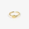 PINEAPPLE ISLAND SHELL ADJUSTABLE RING IN GOLD