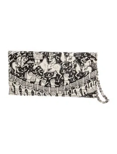 Pre-owned Pineda Covalin Clutch In Neutral