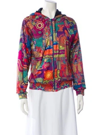 Pre-owned Pineda Covalin Printed Jacket In Multi