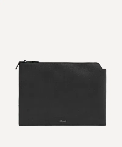 Pineider Grained Leather Document Pouch