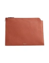 Pineider Man Handbag Tan Size - Soft Leather In Brown