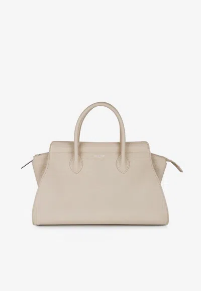 Pinel Et Pinel Medium Patti Taurillon Leather Top Handle Bag