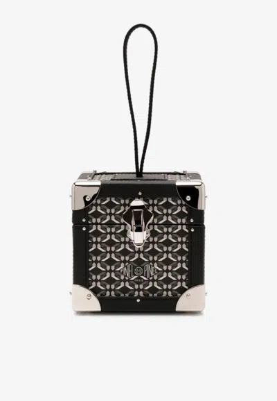 Pinel Et Pinel Mini Kube Coated Canvas Monogram Handbag