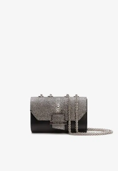Pinel Et Pinel Mini Lily Shagreen Shoulder Bag