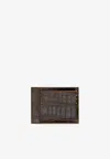 Pinel Et Pinel Pierrot Croc-embossed Leather Cardholder