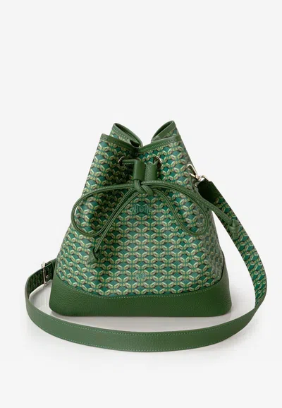 Pinel Et Pinel Saxo Coated Canvas Monogram Bucket Bag
