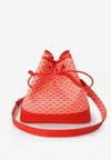 Pinel Et Pinel Saxo Coated Canvas Monogram Bucket Bag