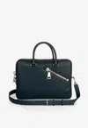 Pinel Et Pinel Small Bombay Zip Taurillon Leather Briefcase
