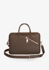 Pinel Et Pinel Small Bombay Zip Taurillon Leather Briefcase