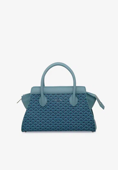 Pinel Et Pinel Small Patti Coated Canvas Top Handle Bag