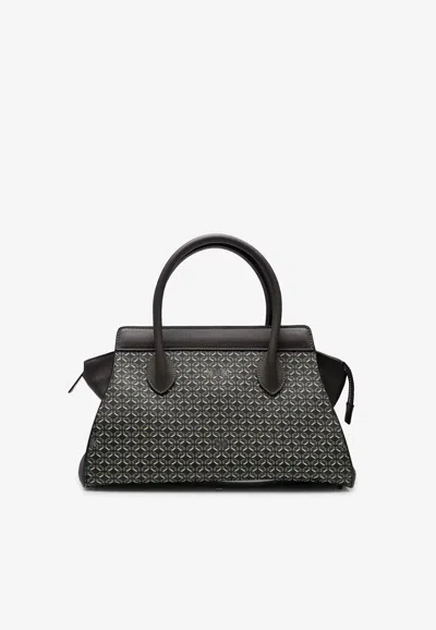 Pinel Et Pinel Small Patti Coated Canvas Top Handle Bag