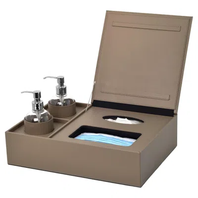 Pre-owned Pinetti 21st Century Igea Sanitizing Box Handmade In Italy In Brown