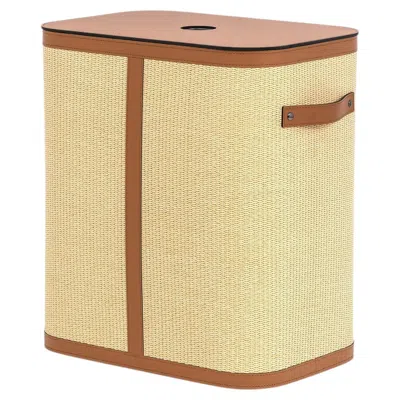 Pre-owned Pinetti Aurora Rectangular Laundry Basket In Sand
