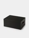 Pinetti Avio Leather Small Storage Box In Multi