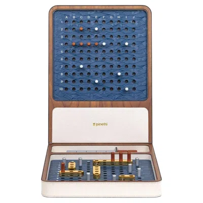 Pre-owned Pinetti Battleship Game Set In Gray