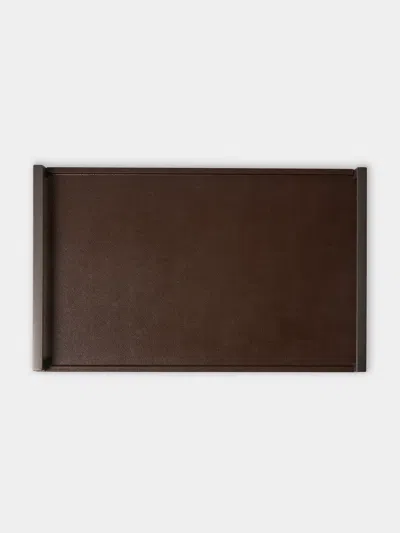 Pinetti Giove Leather Tray (21in/53cm) In Multi