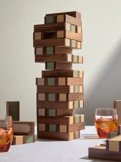 Pinetti Leather Pisa Tower Set
