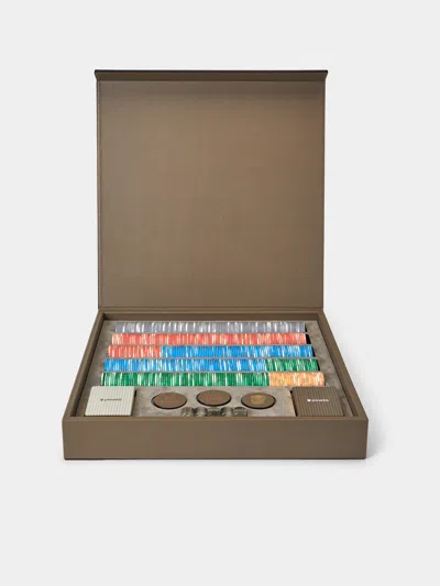 Pinetti Leather Poker Set