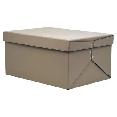 Pre-owned Pinetti Origami Closet Box Taupe In Brown