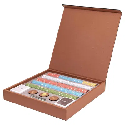 Pre-owned Pinetti Poker Game Set In Brown