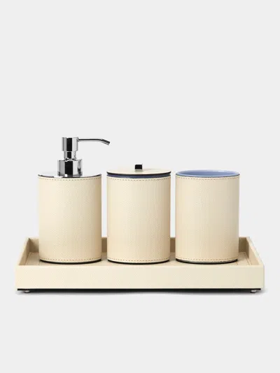 Pinetti Poseidon Leather Bathroom Set