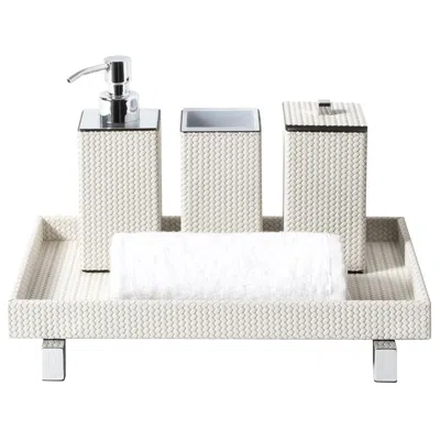 Pre-owned Pinetti Poseidon Square Bathroom Set In Brown