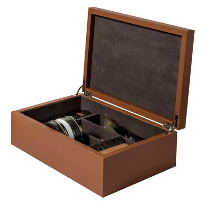 Pre-owned Pinetti Shoe Kit In Brown