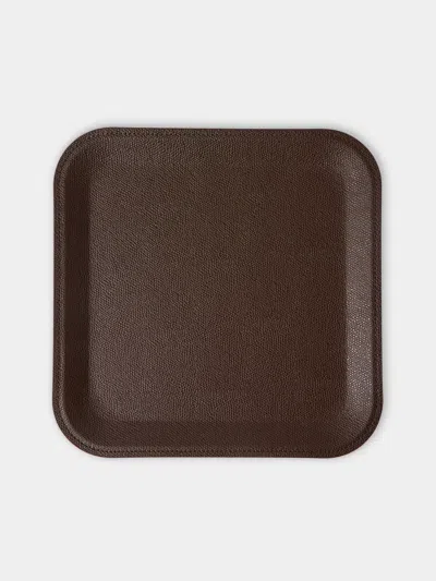Pinetti Victor Leather Trinket Tray (10in/25cm) In Multi