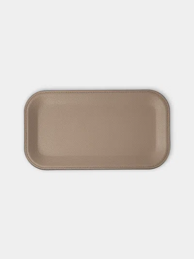 Pinetti Victor Leather Trinket Tray (11.5in/29.5cm) In Multi