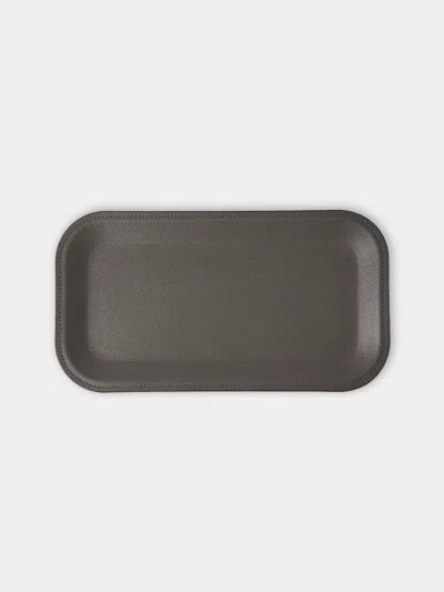 Pinetti Victor Leather Trinket Tray (11.5in/29.5cm) In Animal Print