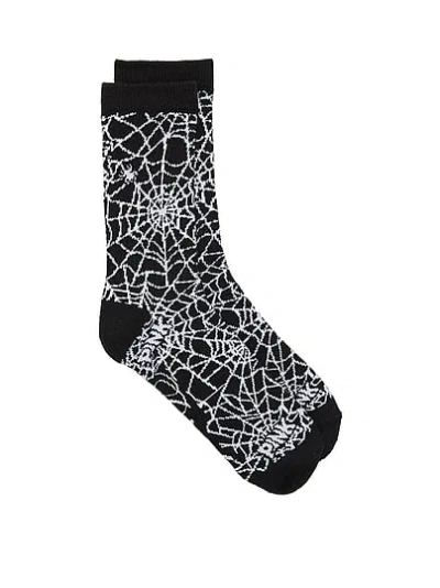 Pink 1-pack Crew Socks In Animal Print