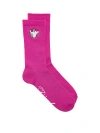 Pink 1-pack Crew Socks In