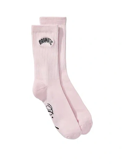Pink 1-pack Crew Socks In