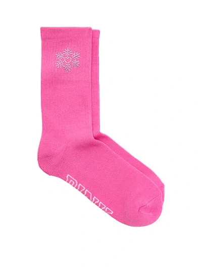 Pink 1-pack Crew Socks In