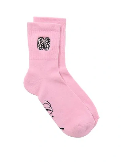 Pink 1-pack Quarter Socks In