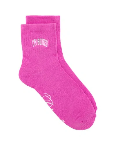 Pink 1-pack Quarter Socks In