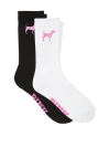 Pink 2-pack Crew Socks In Multi
