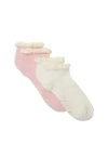 Pink 2-pack Ankle Socks In Multi