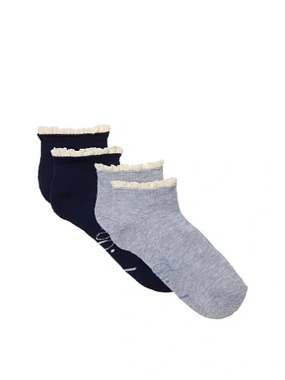 Pink 2-pack Ankle Socks In Multi