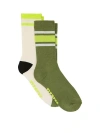 Pink 2-pack Crew Socks In Multi