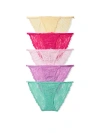 Pink 5-pack Wink™ String Bikini Panties In Multi