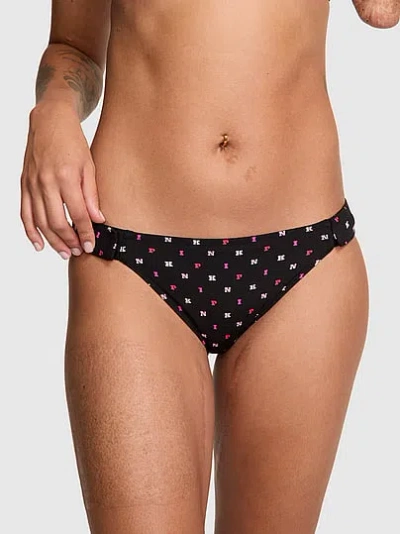 Pink Adaptive Bikini Panty In Black