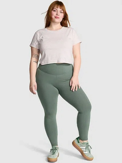 Pink All-day Cotton™ Leggings In Green