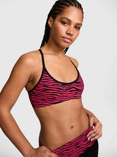 Pink All-day Cotton™ Low-scoop Racerback Bra In