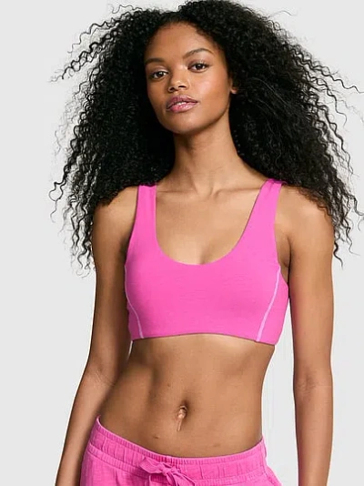 Pink All-day Cotton™ Scoop Sports Bra In