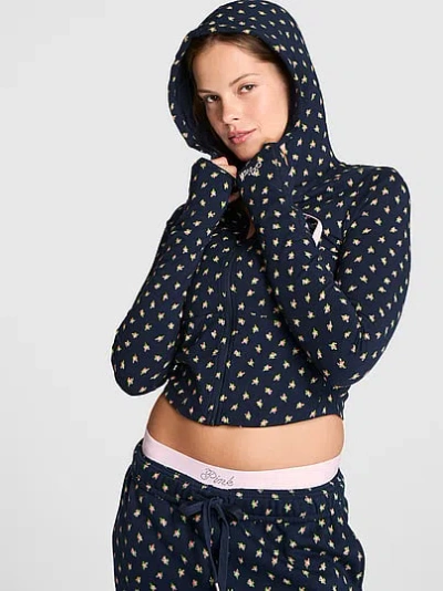 Pink All-day Cotton™ Full-zip Hoodie In Blue