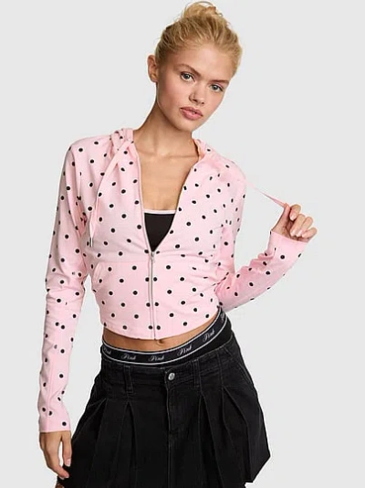 Pink All-day Cotton™ Full-zip Hoodie In